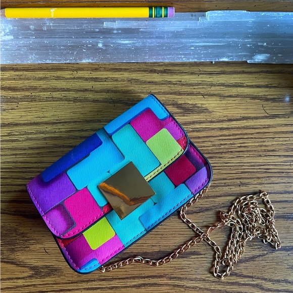 Mini Colorblock Purse - Picture 3 of 5